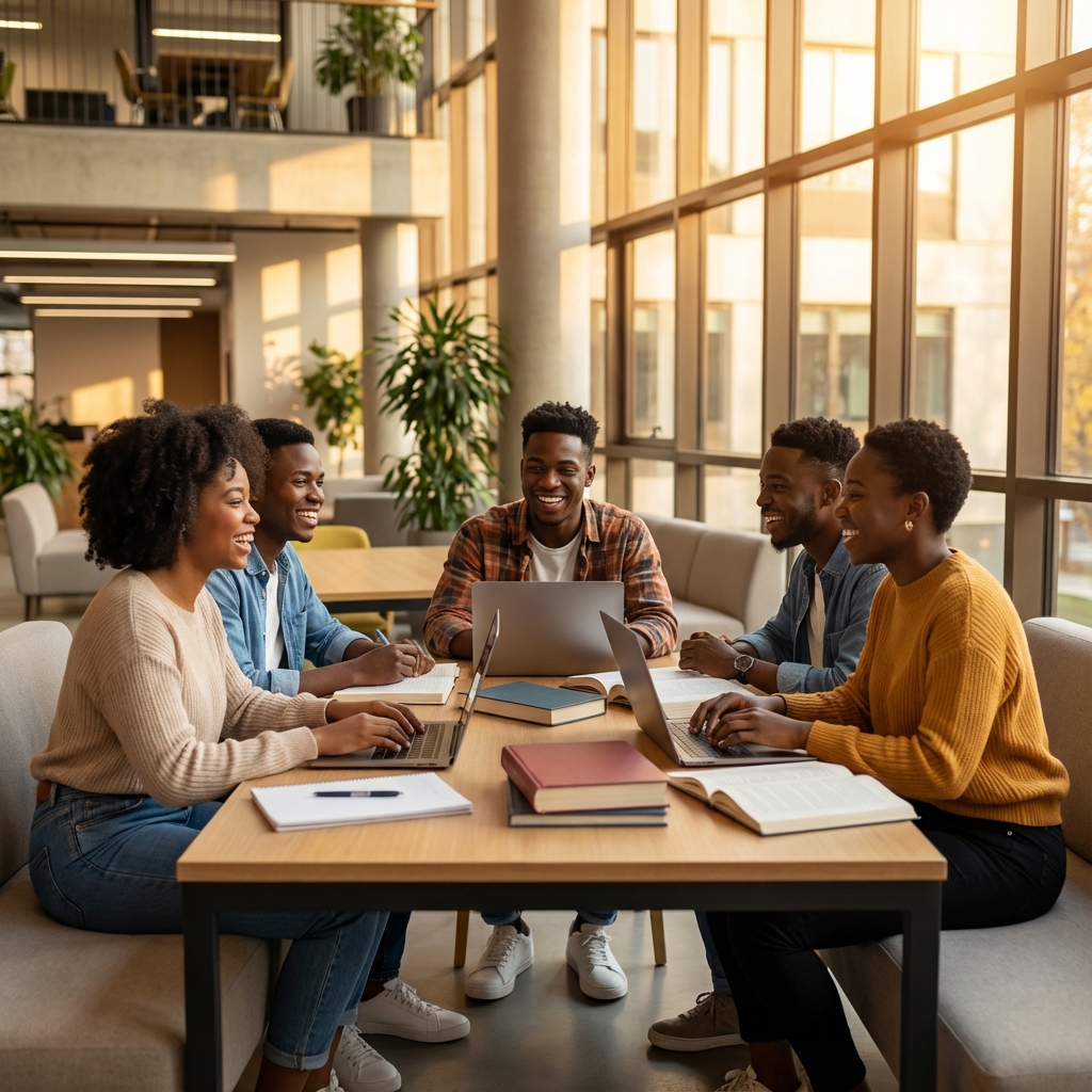Happy African Students at Kola Academy